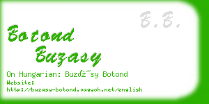 botond buzasy business card